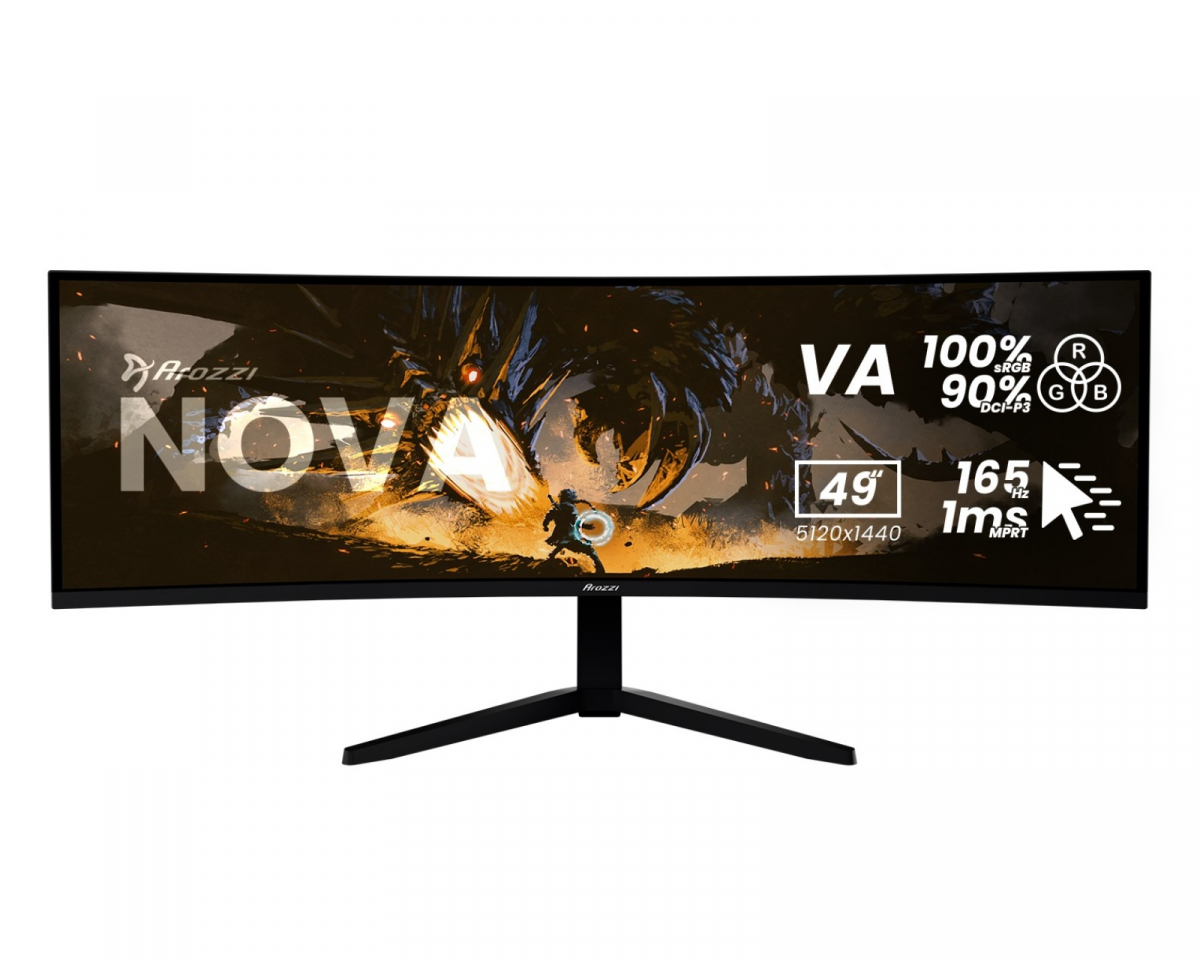 Nova 49" Curved VA 5120x1440 165 Hz Gamingskärm