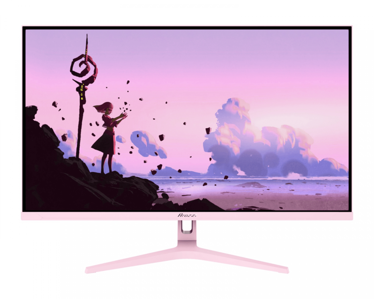Arozzi Nova 32" IPS 2560x1440 180Hz Gamingskärm - Rosa
