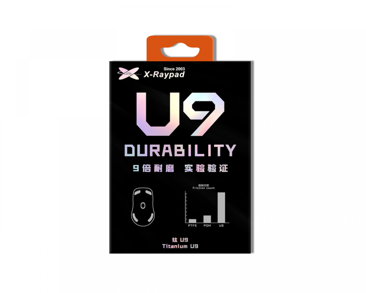 X-raypad U9 Air 6.5mm - Dot Skates (40pcs)