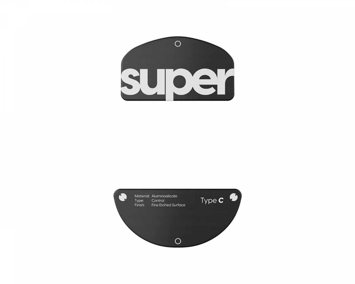 Superglide Glass Skates Type-C för Susanto-X - Svart