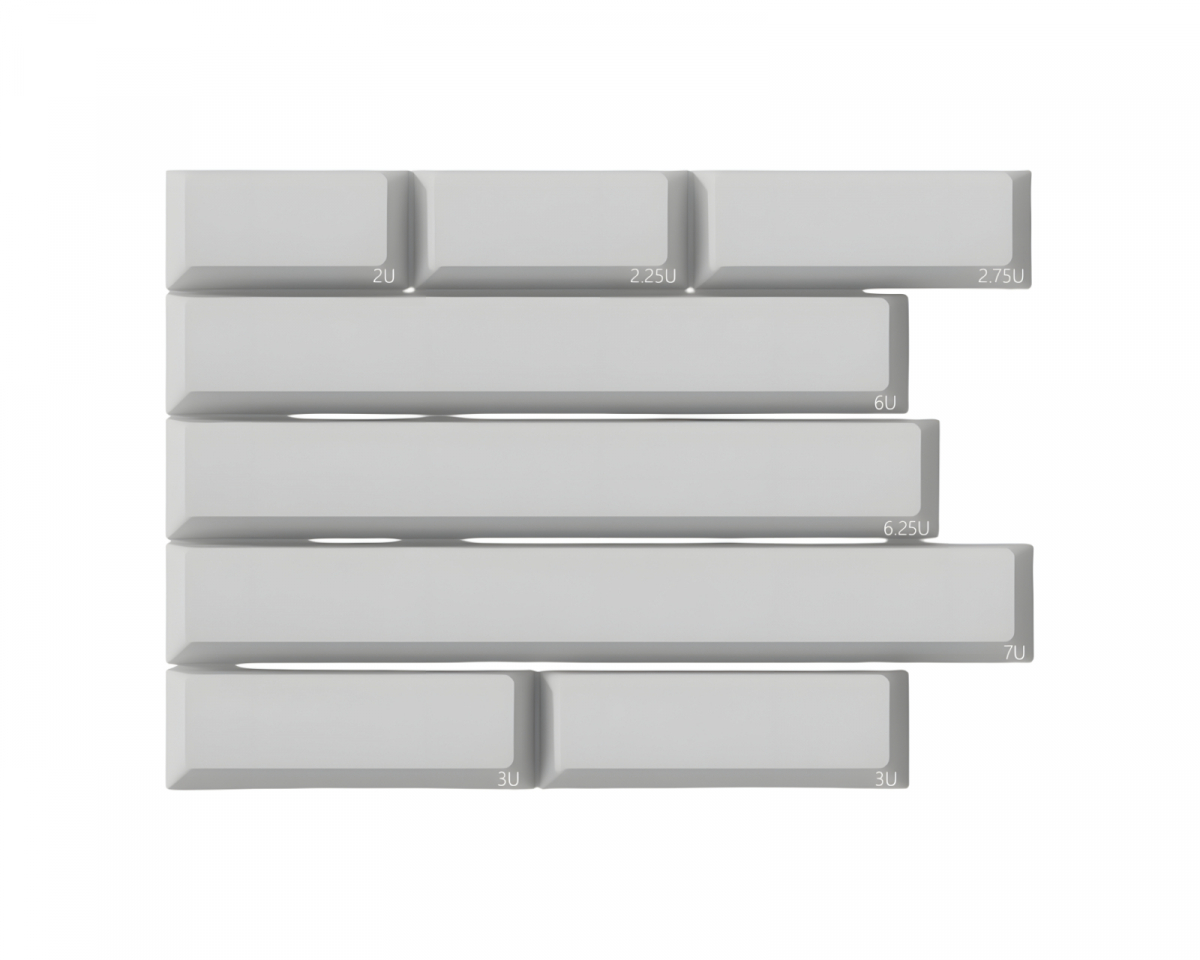 KBDfans PBTfans Klein Blue R3 - White spacebar kit