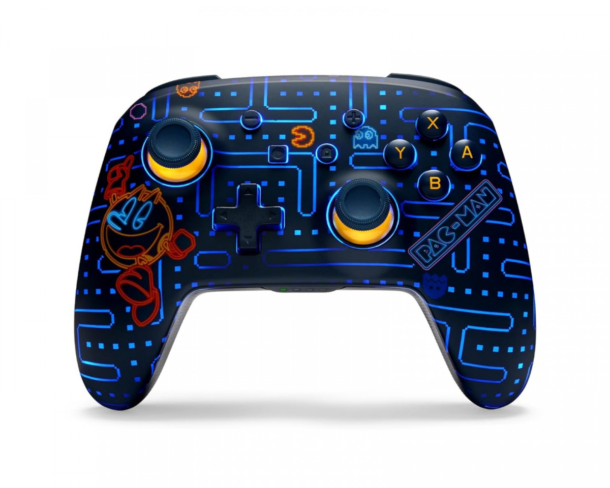PowerA Enhanced Trådlös Kontroller för Nintendo Switch - Pac Man (Neon Arcade