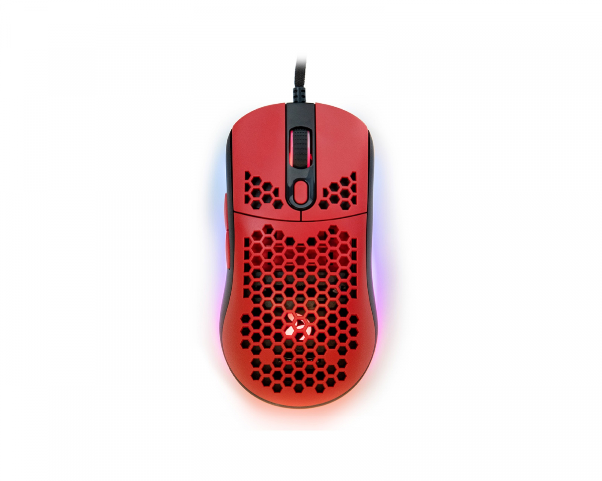 Arozzi Favo Ultra Light Gaming Mouse - Röd