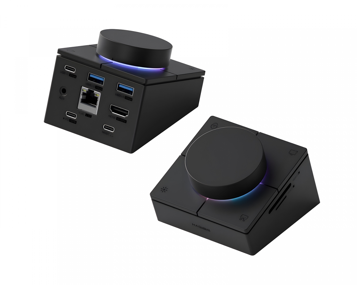 Muax Ratt Hagibis USB-C-hubb med ratt och genvägsknappar – 2,5G Ethernet-port ...