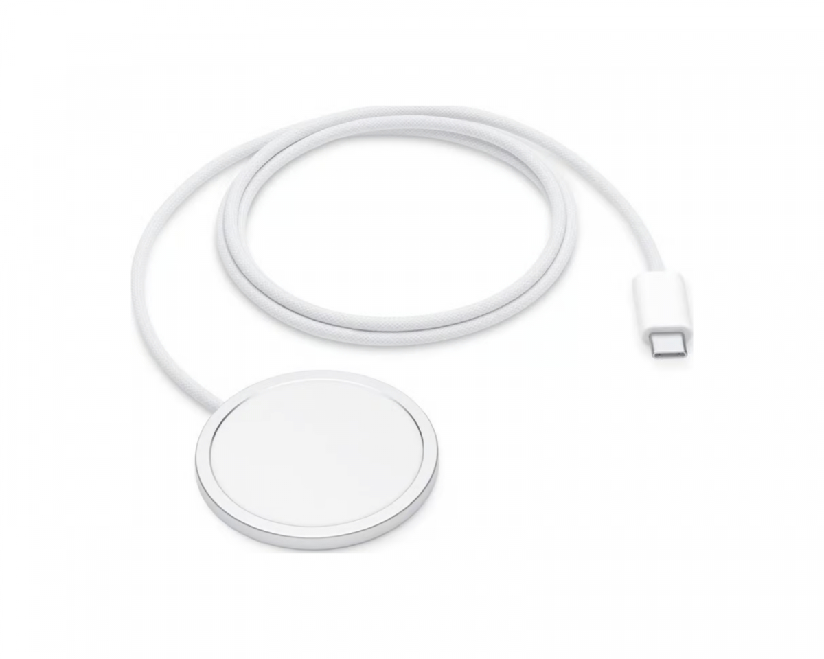 Apple MagSafe 25W Laddare - Trådlös Laddningsplatta - 2 Meter