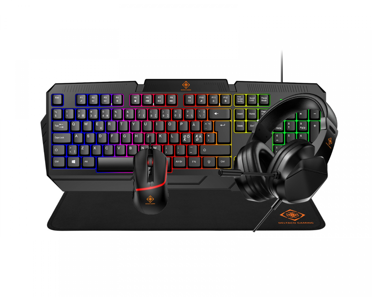 Deltaco Gaming 4-i-1 Gaming Bundle