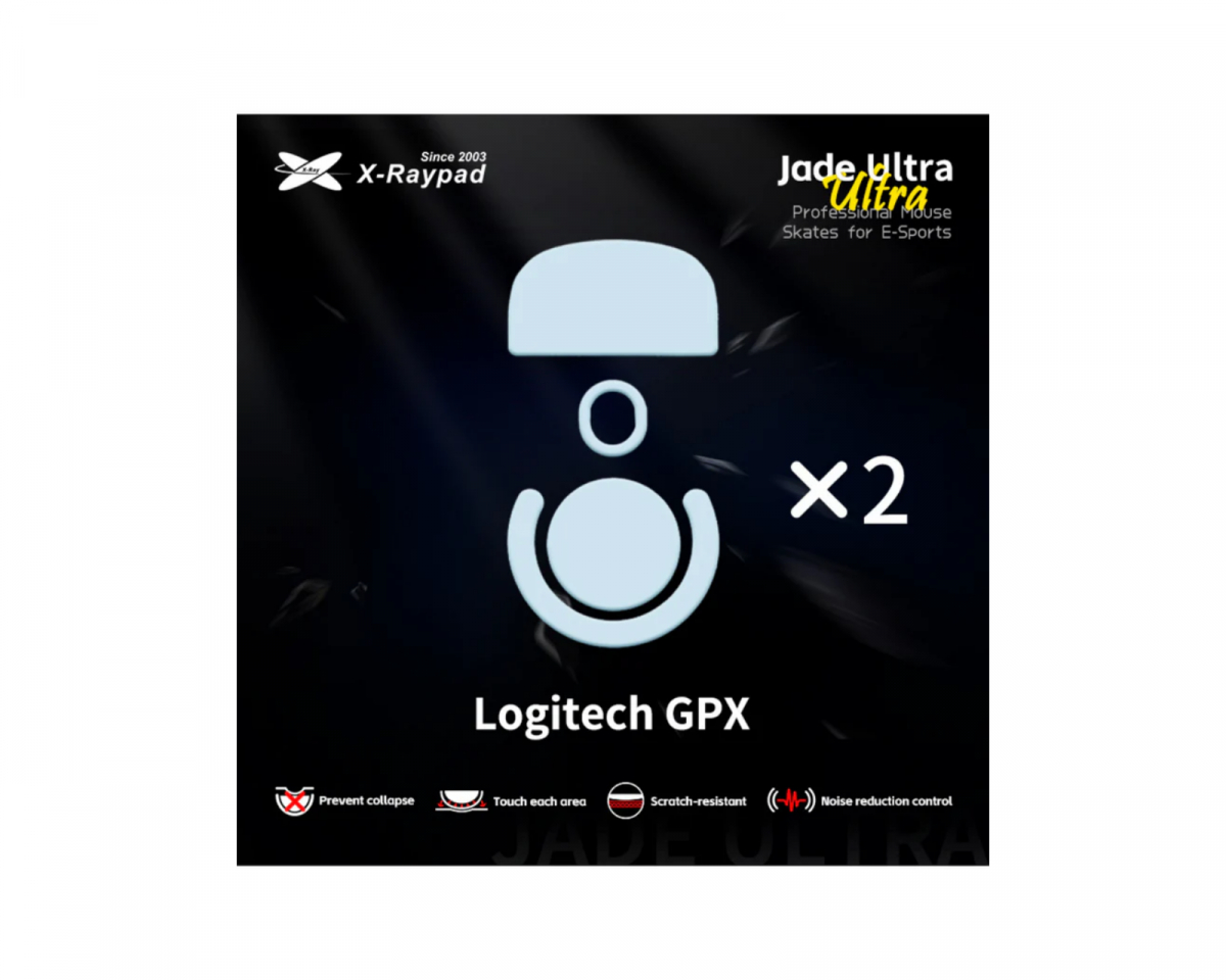 X-raypad Jade Ultra Skates för Logitech GPX