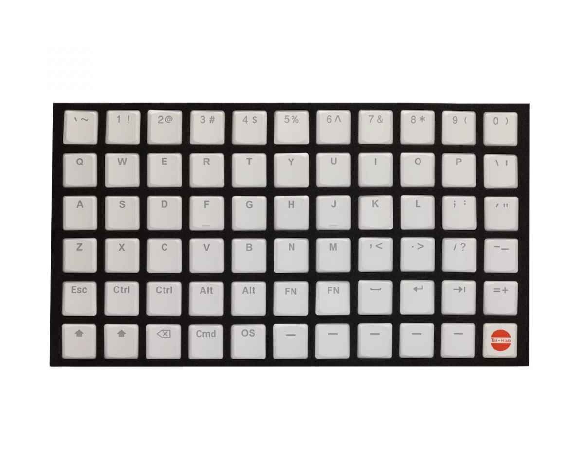 THT Doubleshot PBT Backlit Low-Profile 65-Key