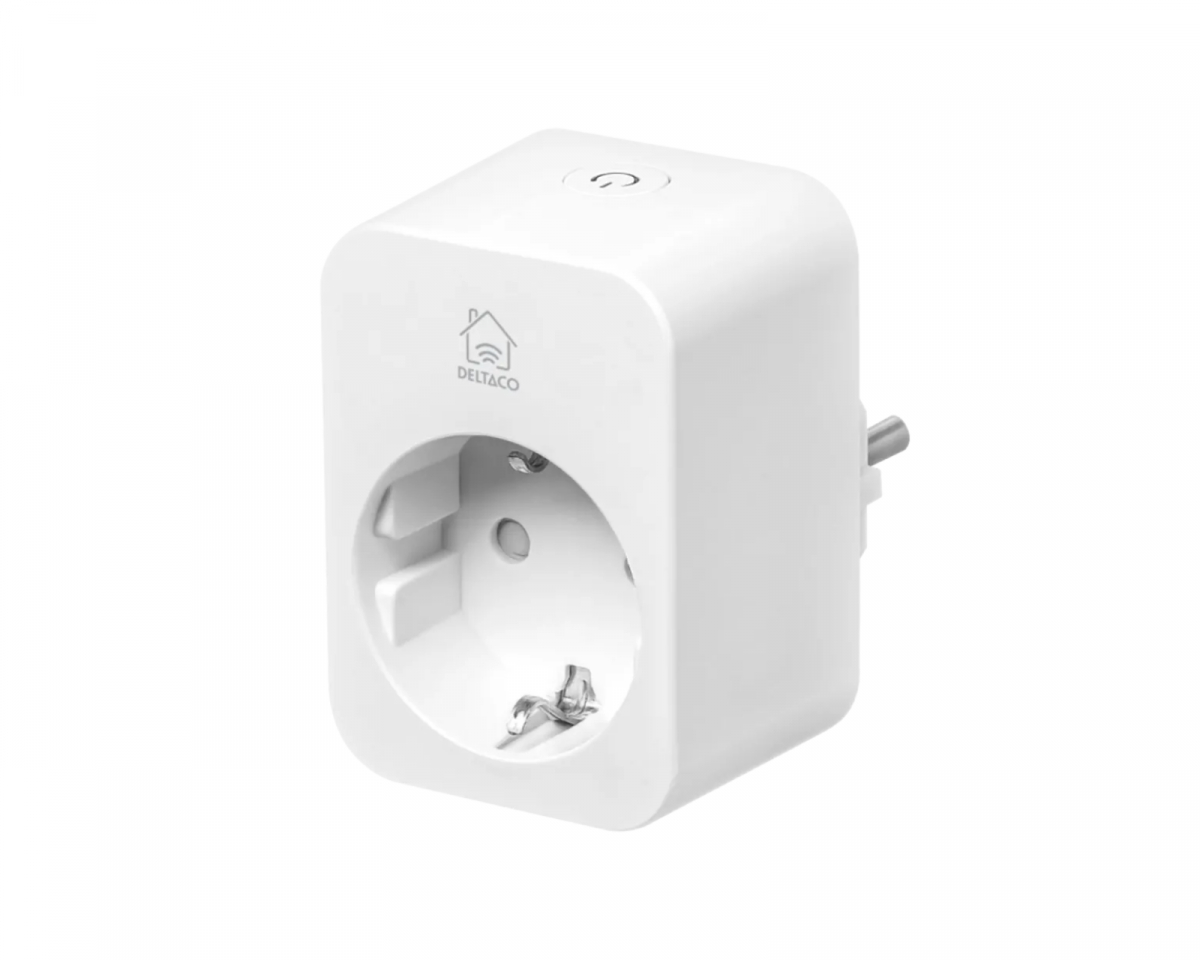 Deltaco Smart Home Smart Plug med Energimätning