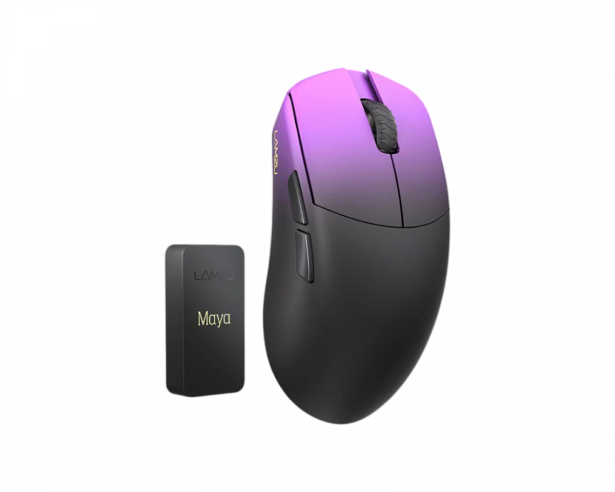 Lamzu Maya Trådlös Gamingmus - Purple Shadow [Champion Edition]