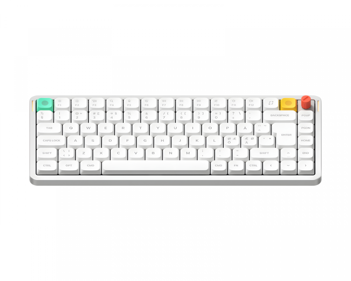 NuPhy Air75 V3 Trådlöst Tangentbord – Nova White [Brown Nano Switch]