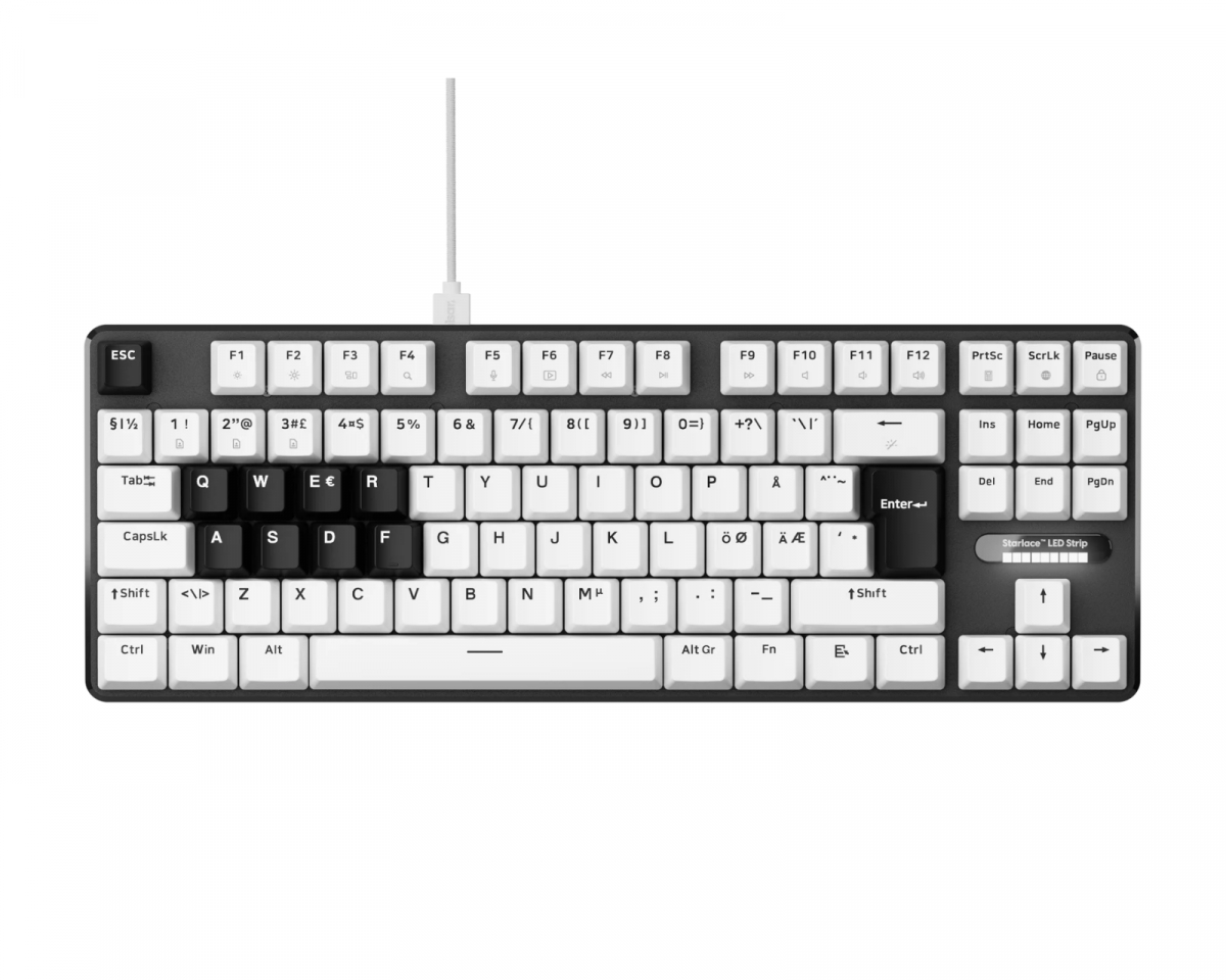 PCMK 3 HE TKL Magnetiskt Tangentbord ISO Nordisk