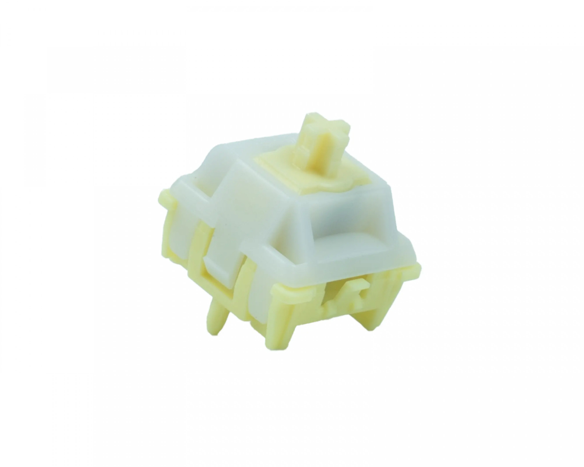 Gateron Ukeebs Snowy Yellow Magnetisk Linjär Switch