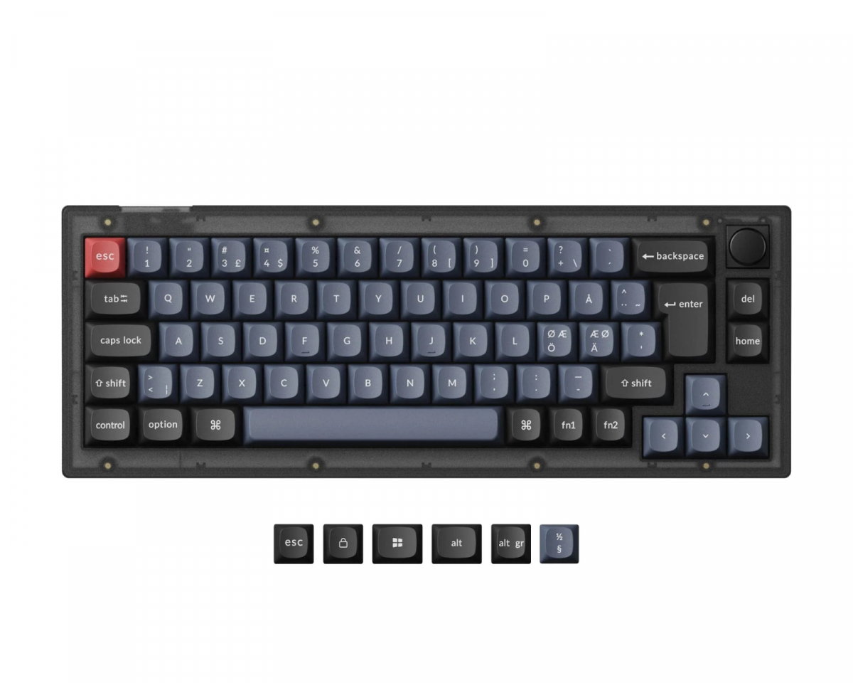 V2 Hotswap Knob ISO Tangentbord
