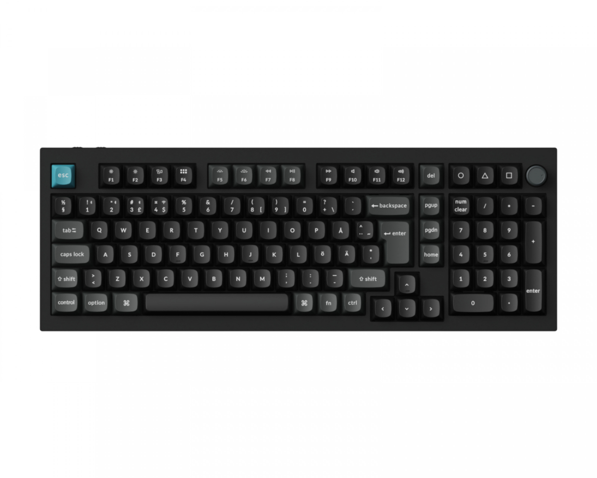 Q5 Ultra 8K Hotswap Knob Trådlöst Tangentbord