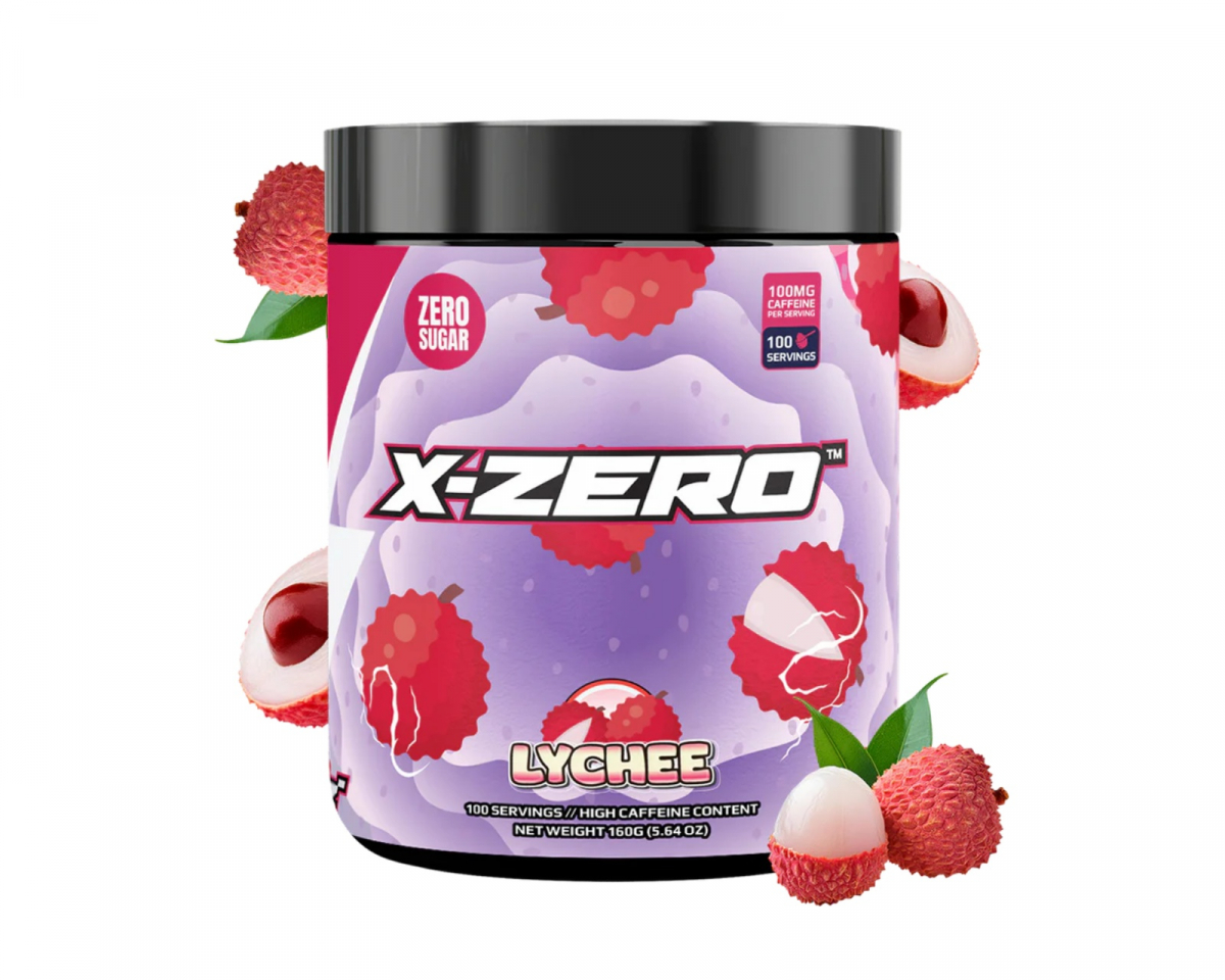 X-Gamer X-Zero Lychee - 100 Serveringar