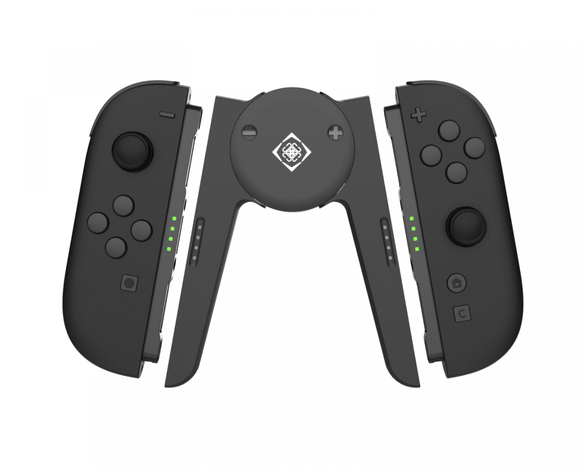 Grepp och laddstation för Joy-Cons