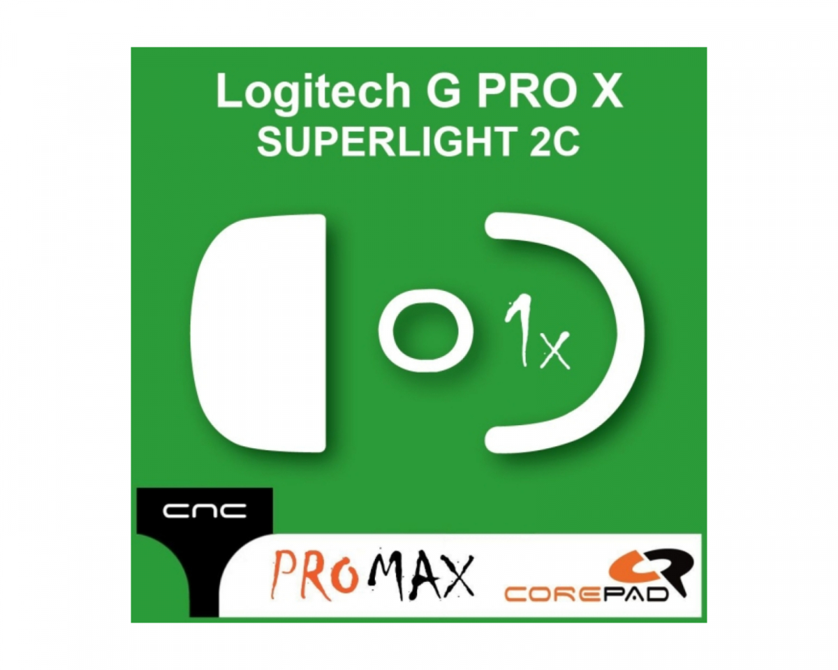 Skatez PRO MAX för Logitech G Pro X Superlight 2c