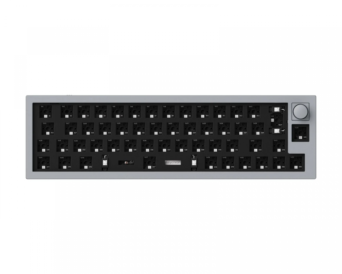 Q9 QMK 40% ISO Barebone Knob Version RGB Hot-Swap