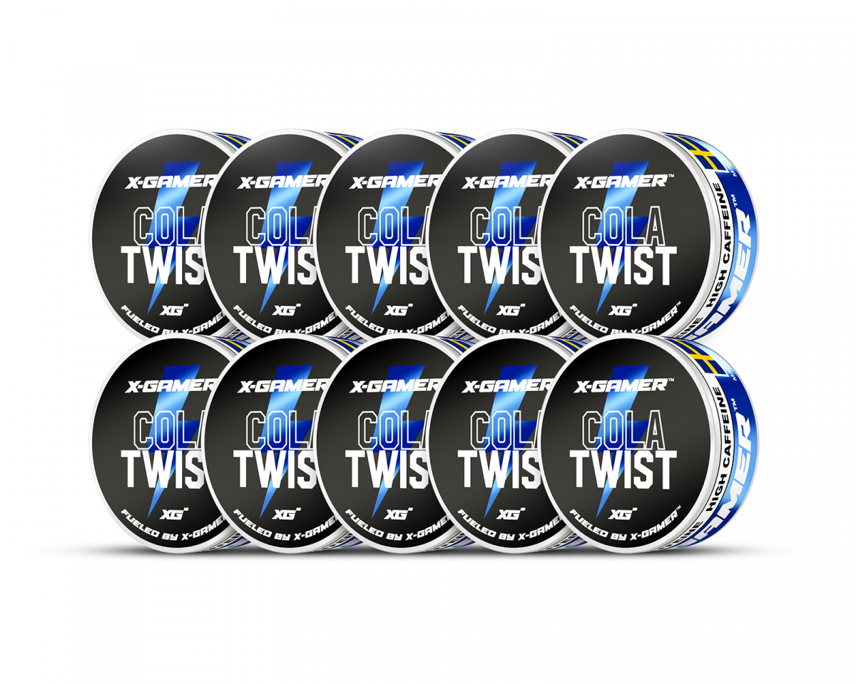 X-Gamer Pouch Energy - Cola Twist (10-Pack)
