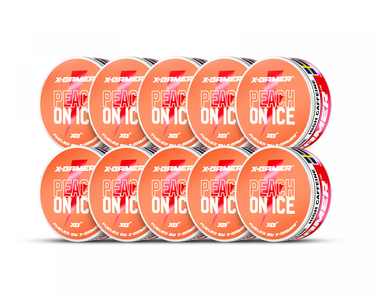 X-Gamer Pouch Energy - Peach On Ice (10-Pack)