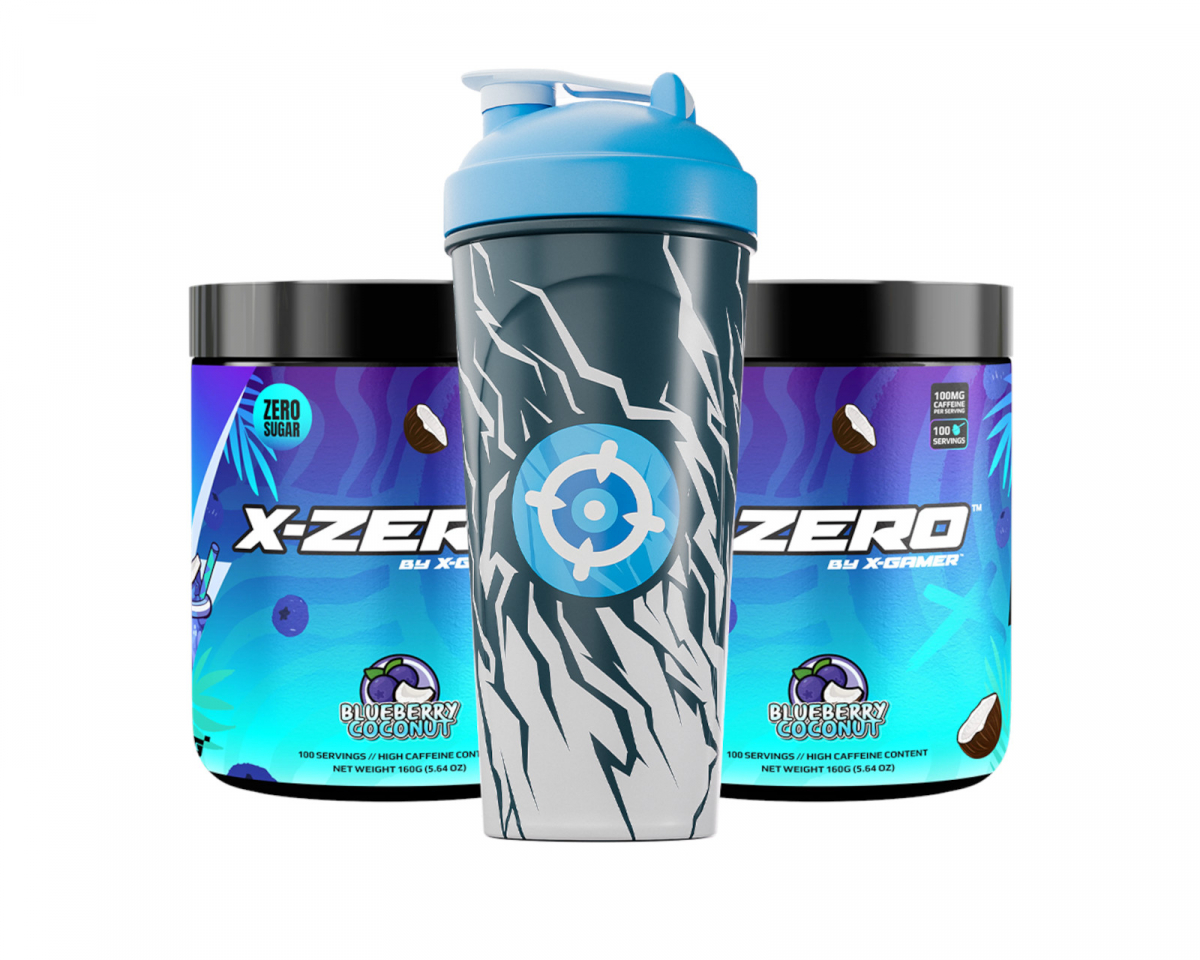 X-Gamer X-Zero Blueberry & Coconut - 2 x 100 Serveringar