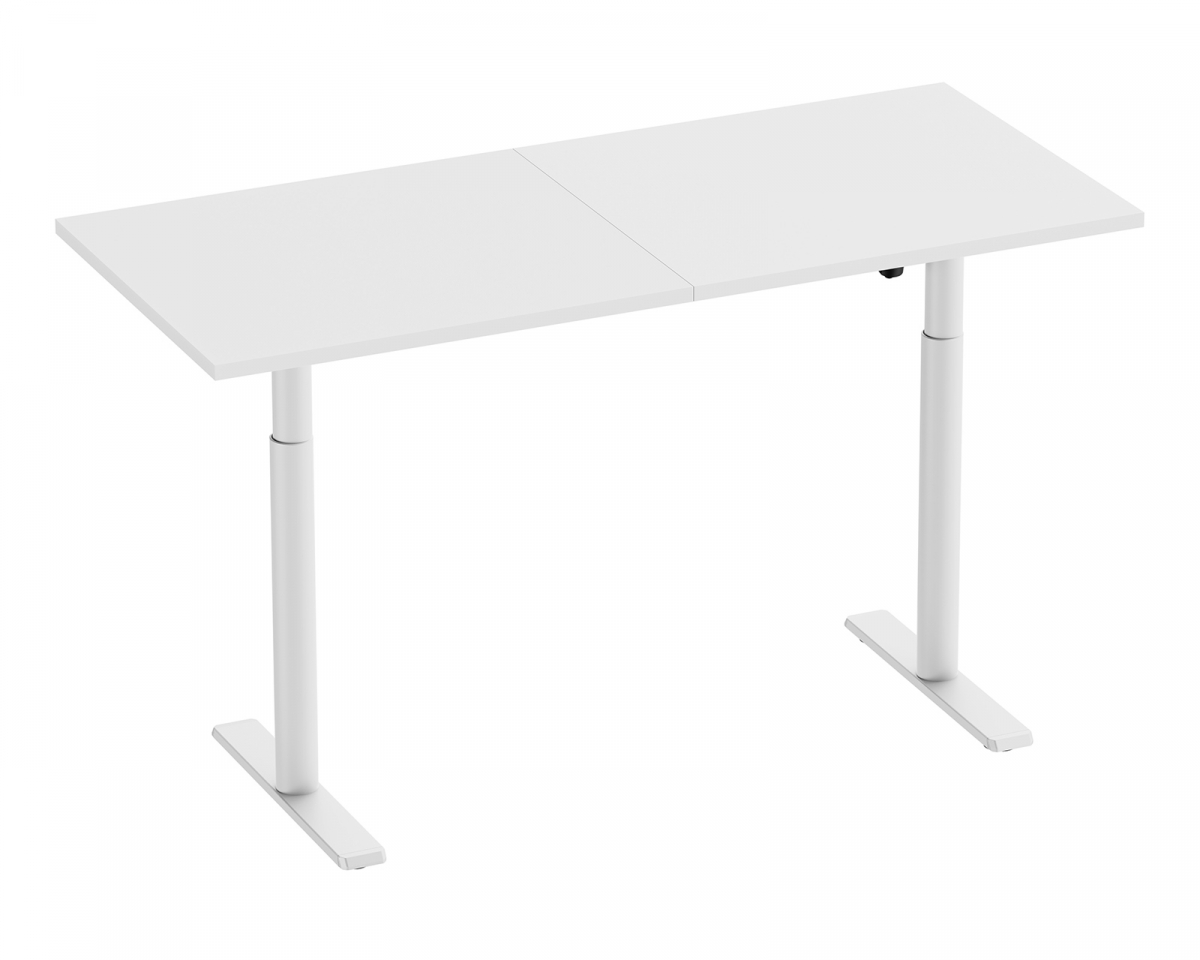 MaxMount Skrivbord Höj och Sänkbart 1600x700mm Elektrisk - Vit