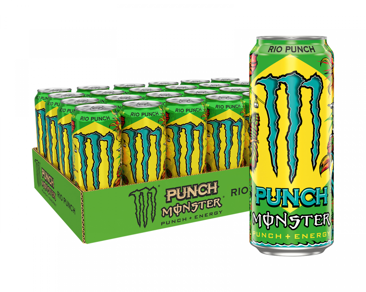 Monster Energy Rio Punch 24 x 500ml (Inkl. pant)