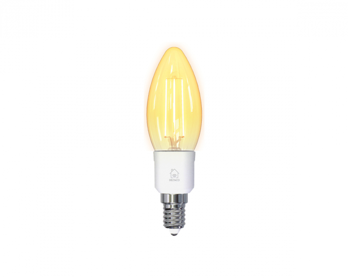Deltaco Smart Home LED-lampa Filament E14 WiFI 4.5W