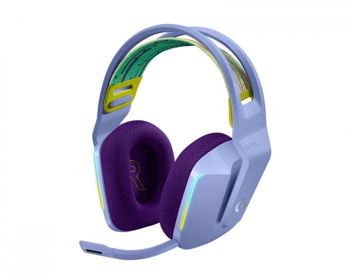 Logitech G733 Lightspeed Trådlöst Headset - Lilac