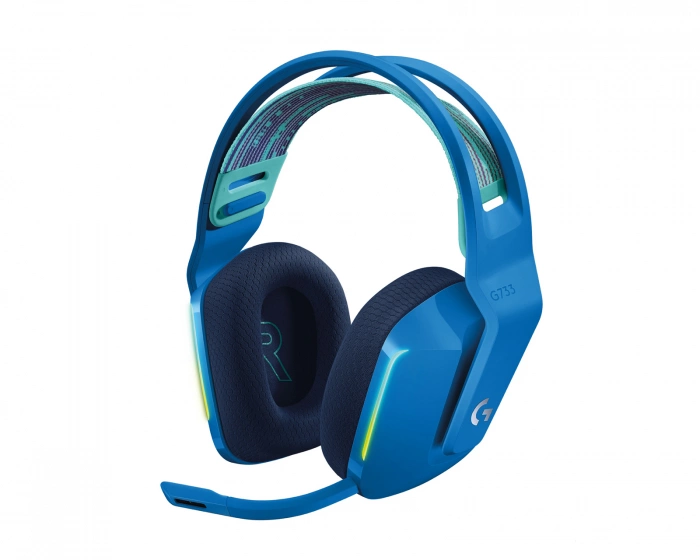 Logitech G733 Lightspeed Trådlöst Headset - Blå