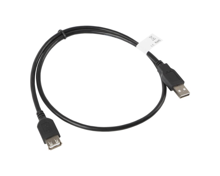 Lanberg USB Förlängningssladd 2.0 Am-AF 0.7 Meter
