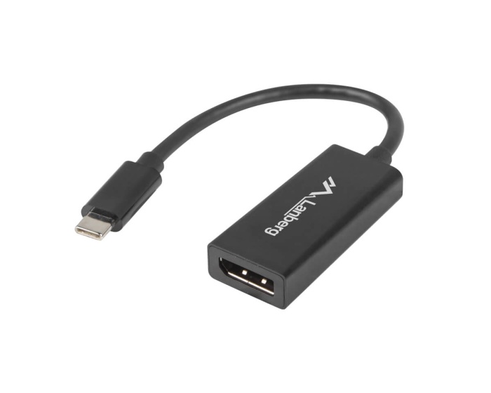 Lanberg USB-C Hane till Displayport Hona Adapter