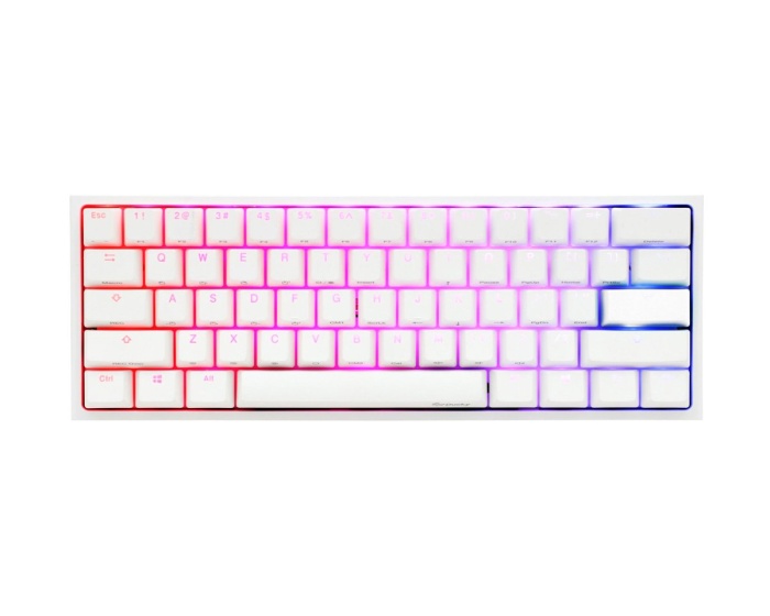 Ducky ONE 2 Mini RGB Pure Vit Tangentbord [MX Silent Red]