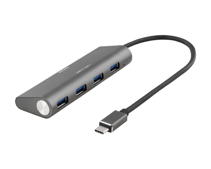 Deltaco USB-C Hubb till 4x USB-A