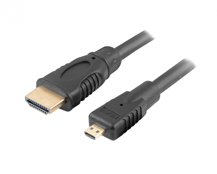 Lanberg HDMI till Micro HDMI v1.4, 4K, 3D - 1 Meter