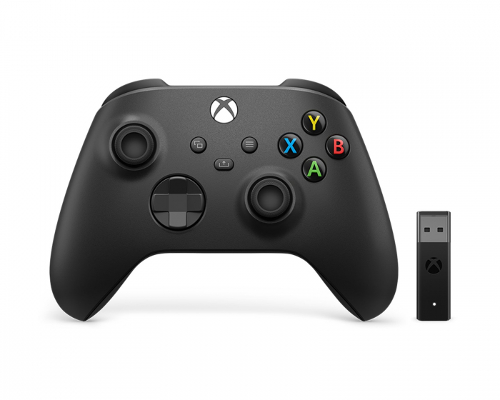 Microsoft Xbox Series Trådlös Xbox Kontroll Carbon Black + Adapter till Windows