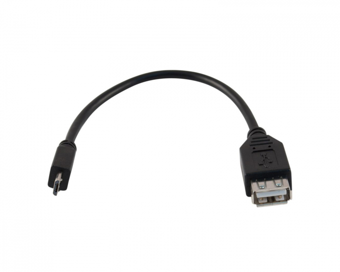 Lanberg Micro-USB Hane till USB-A Hona 0.15M