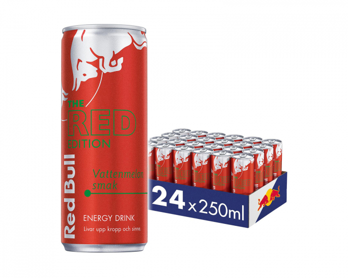 Sprede banjo Generelt sagt Red Bull 24x Energidryck, 250 ml, Red Edition (Vattenmelon) - MaxGaming.se