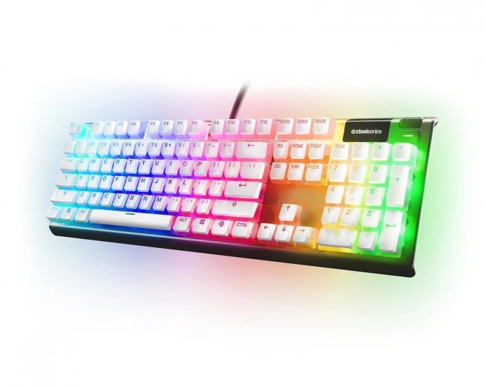 SteelSeries Prism PBT Double-shot Pudding Keycap Set Nordisk - Vit