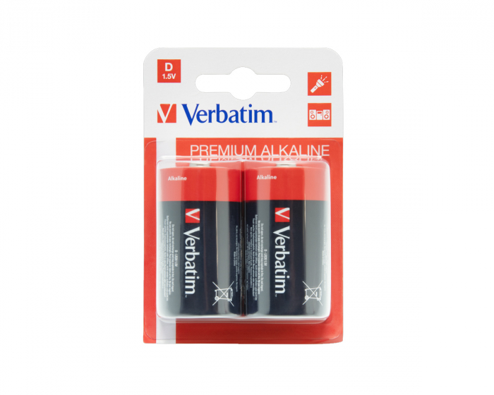 Verbatim D Batterier - 2 Pack