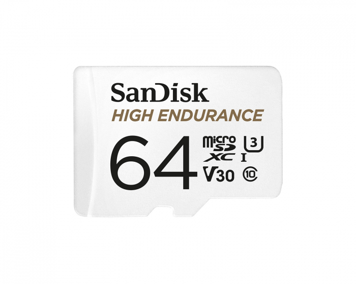 SanDisk Minneskort High Endurance microSDXC - 64GB