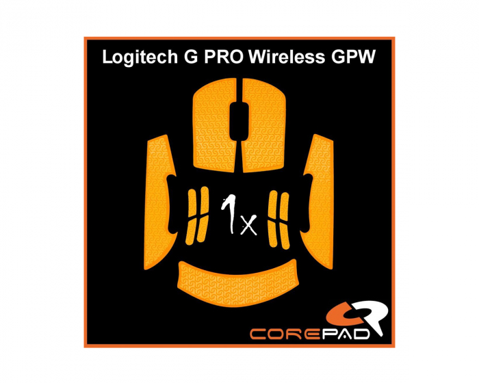 Corepad Grips till Logitech G Pro Wireless - Orange