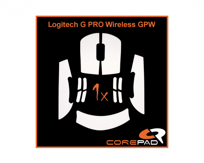 Corepad Grips till Logitech G Pro Wireless - Vit