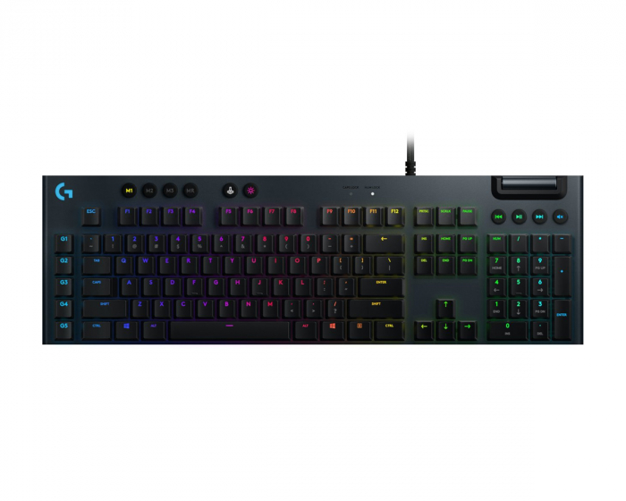 Logitech G815 RGB Mekaniskt Gamingtangentbord [GL Tactile] - Carbon