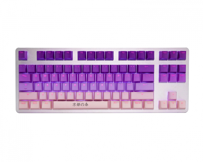 Tai-Hao PBT Doubleshot Shine-through 142-Key Keycap Set - Spring in Kyoto