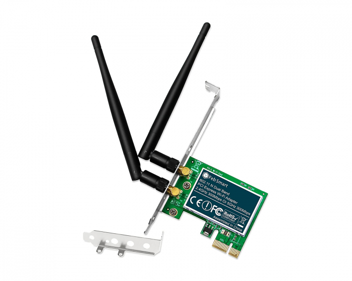 TP-Link TL-WN881ND PCIe Network Adapter, 2.4GHz, 802.11n, 300Mbps - Nätverkskort