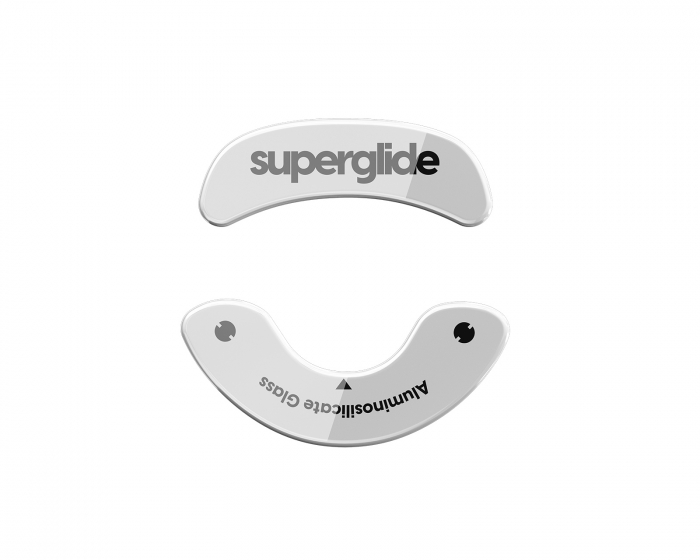 Superglide Glas Skates till Endgame Gears XM1 RGB/XM1r/XM2w - Vit