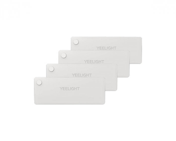 Yeelight LED Sensor Drawer Light, Rechargeable battery, USB-C, 4-pack - Vit Lådbelysning