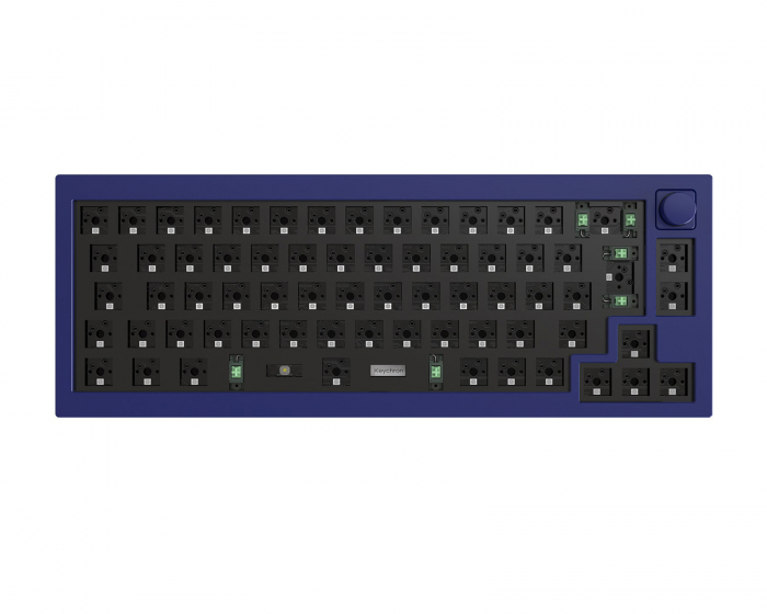 Keychron Q2 QMK ISO Barebone Knob Version - Navy Blue